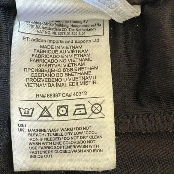 Adidas Capri Workout Pants Athletic Sporty Athleisure Soccer Pockets SZ M #1604 - Picture 9 of 12